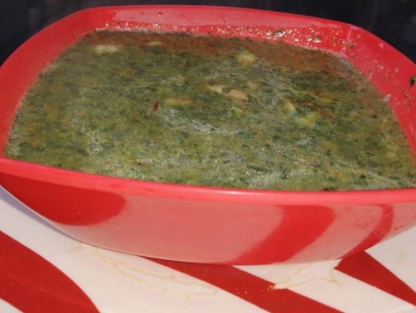 Molokhia With Shrimp