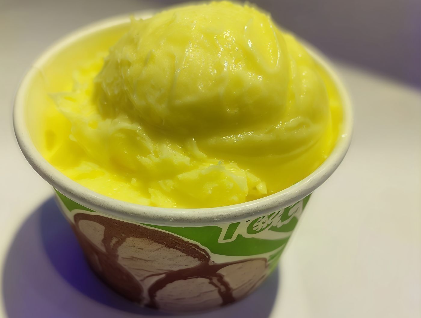 Lemon ice cream