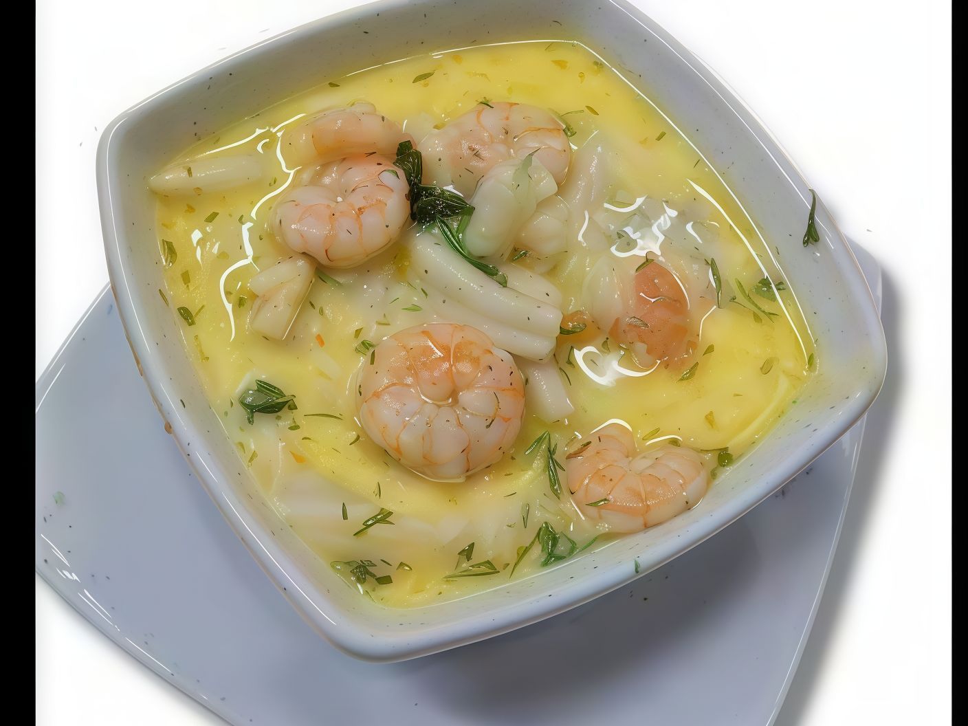 Shrimp Orzo Soup