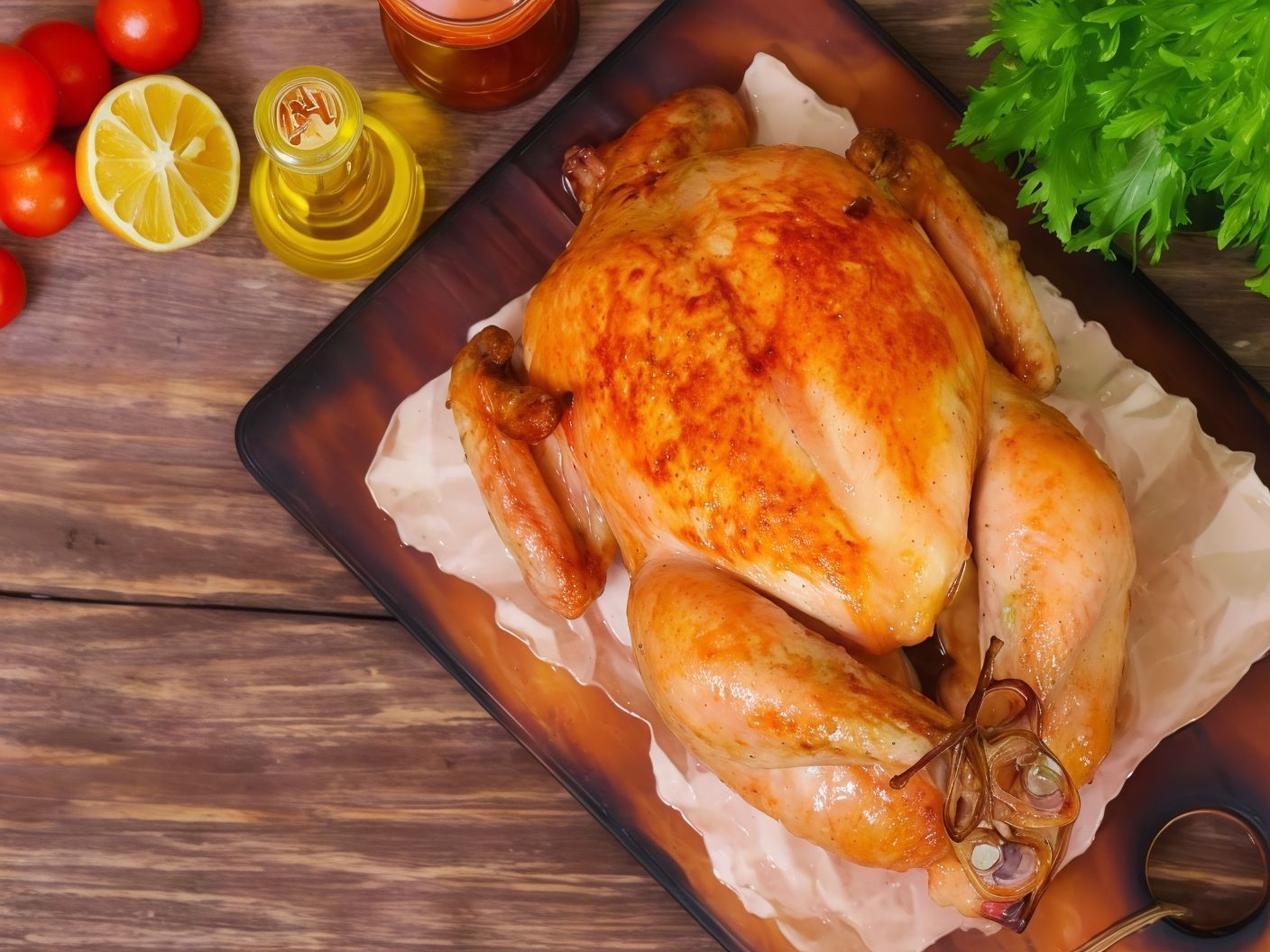 Boiled And Browned Chicken