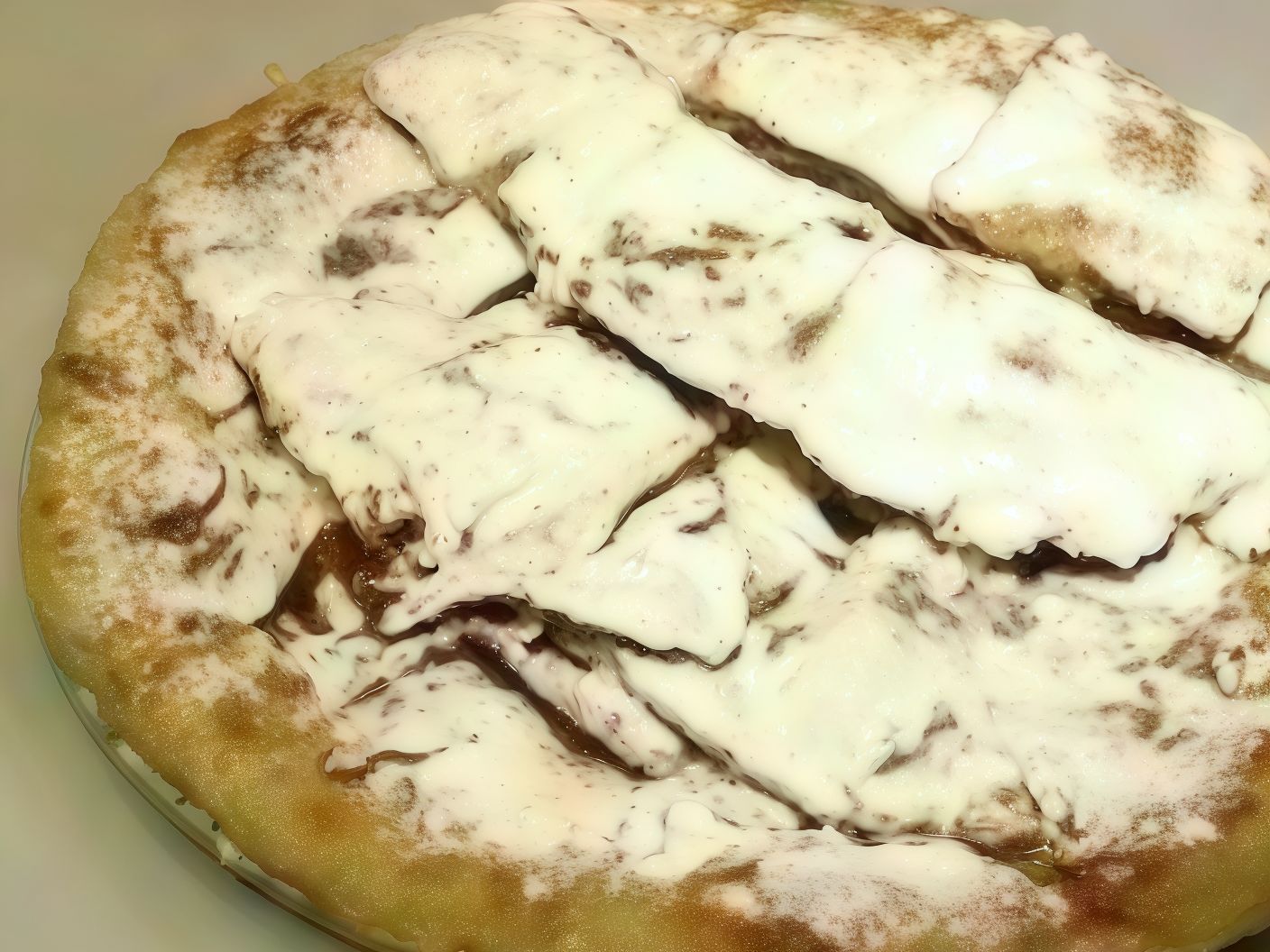 Basbousa With Cream Pie