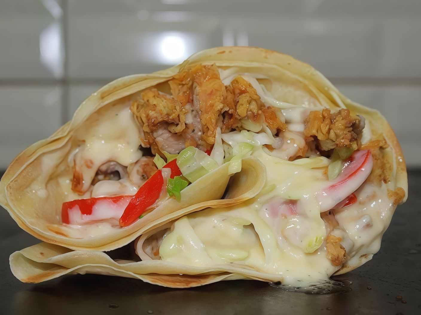 Meat Mix Crepe