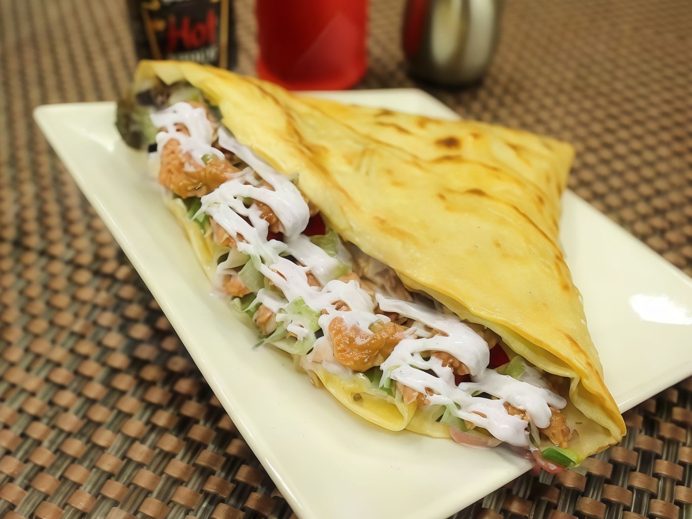 Ranch Chicken Crepe
