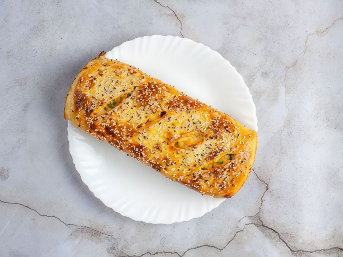 Barbecue Grilled Chicken Stromboli