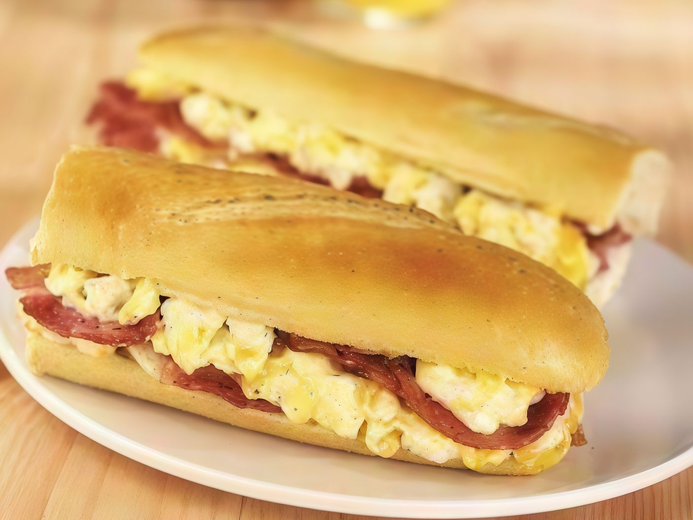 Pastrami Omelette Sandwich