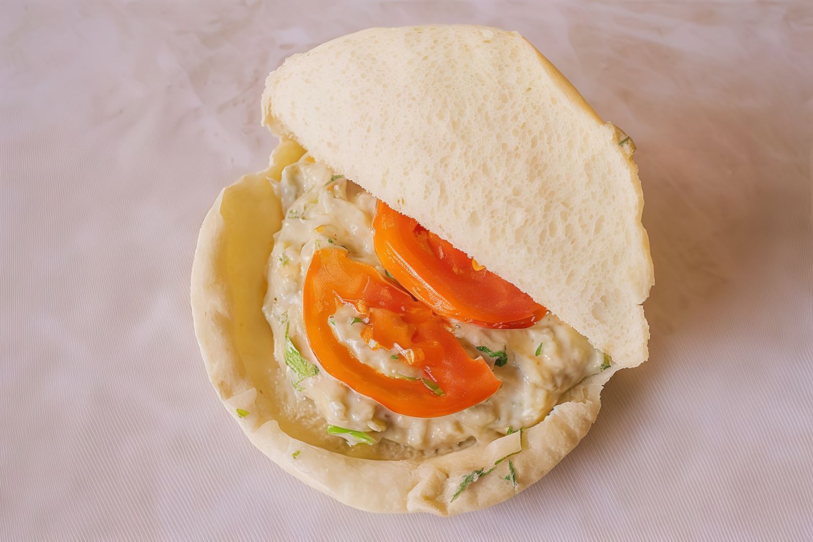 1 Baba Ghanoush Sandwich