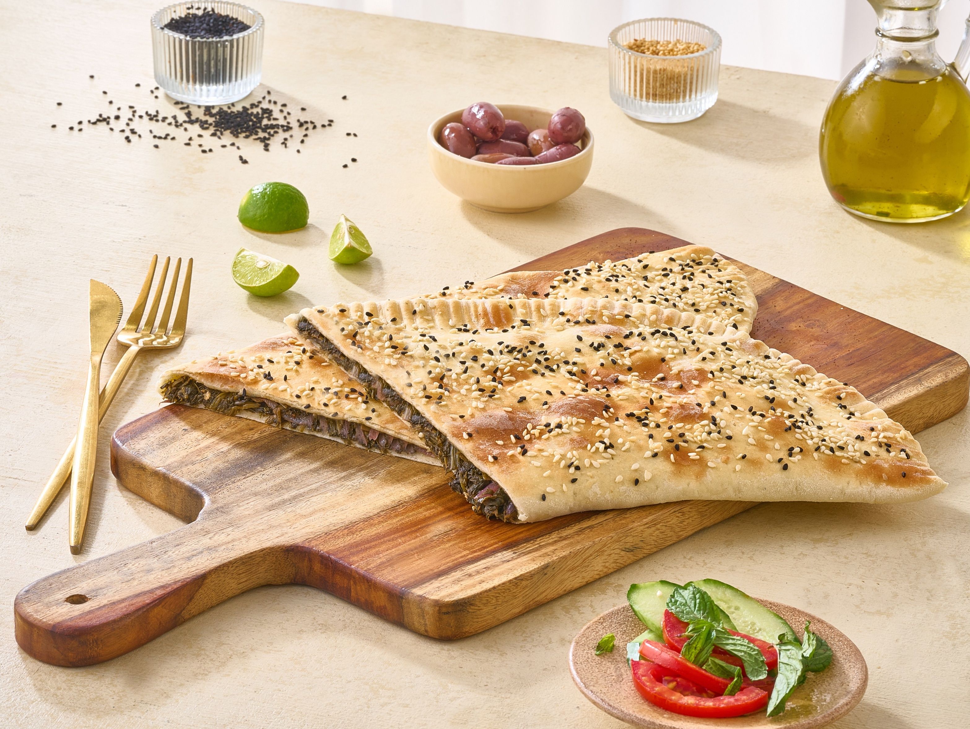 Pide With Spinach