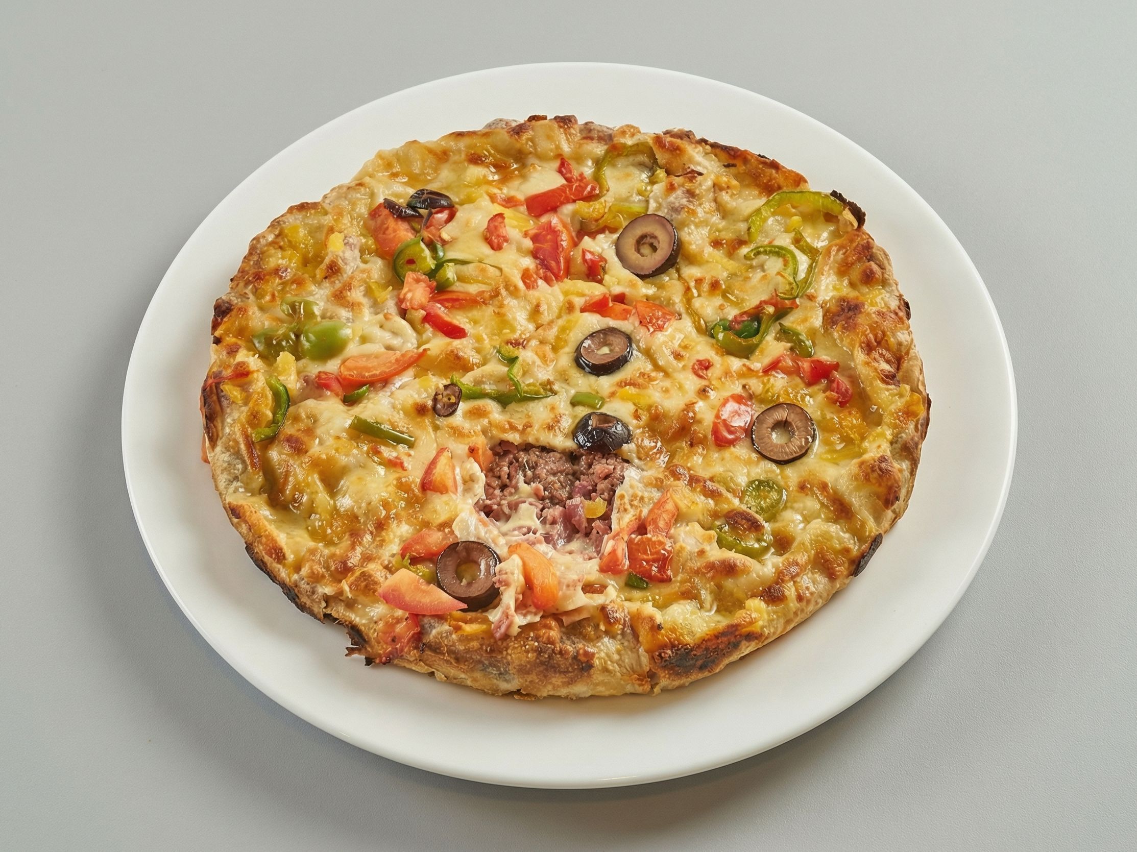 Oriental Pie with Mixed Meats
