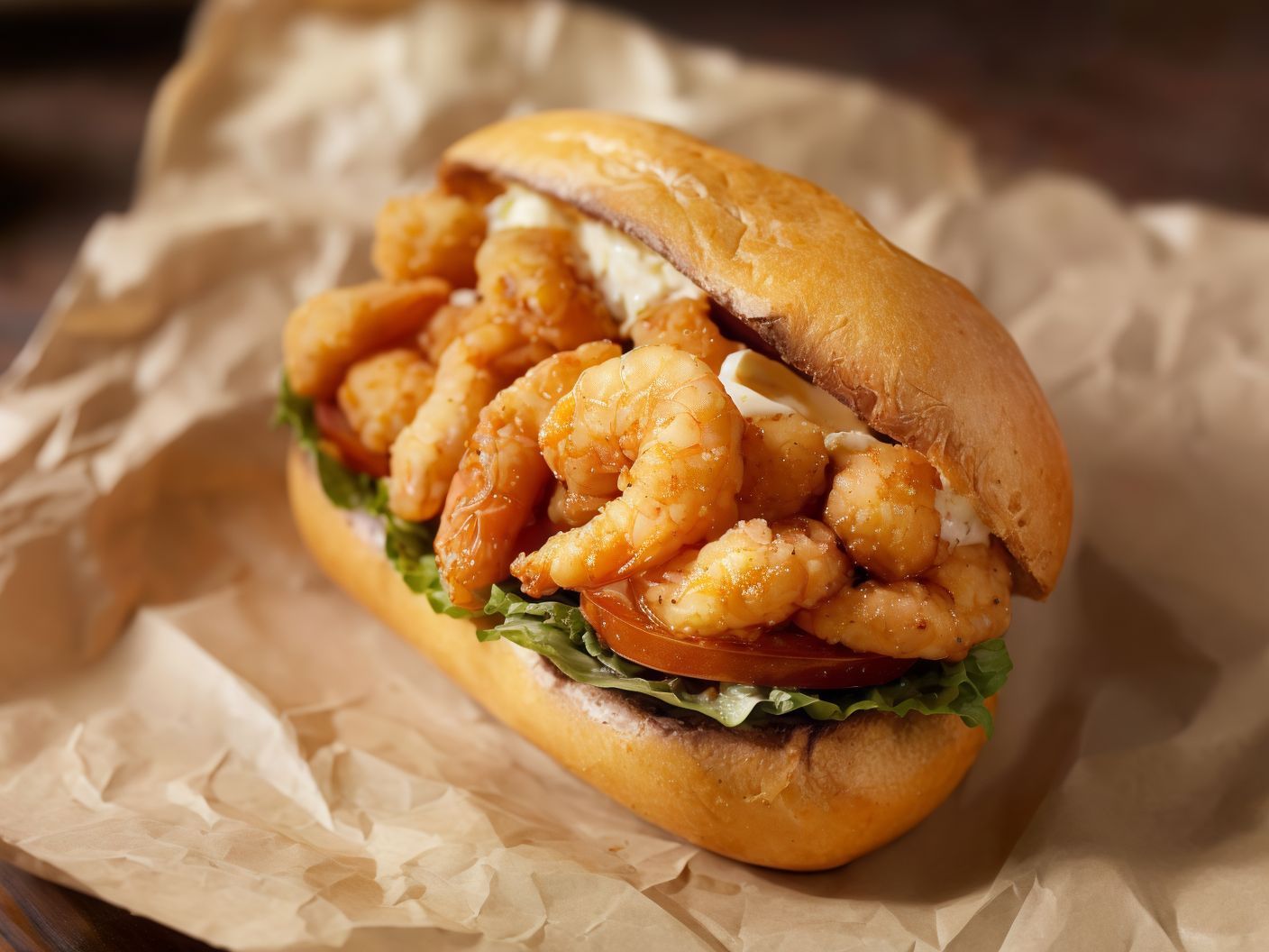 Shrimp Sandwich