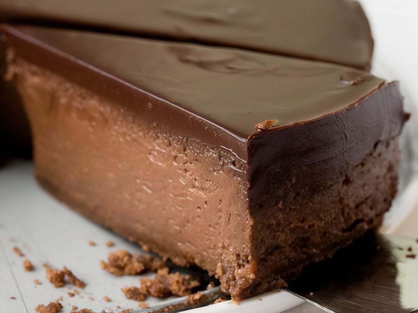 Baked Chocolate Cheesecake