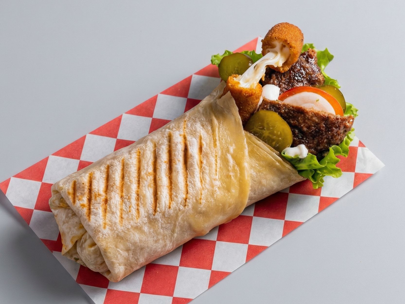 Beef Burger Wrap