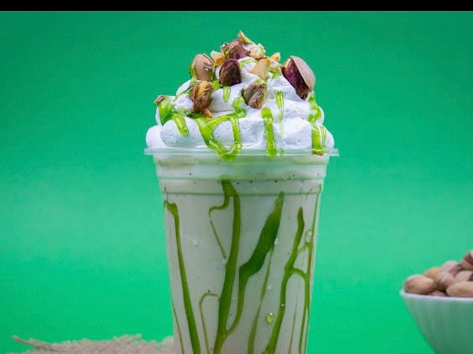 Pistachio milkshake