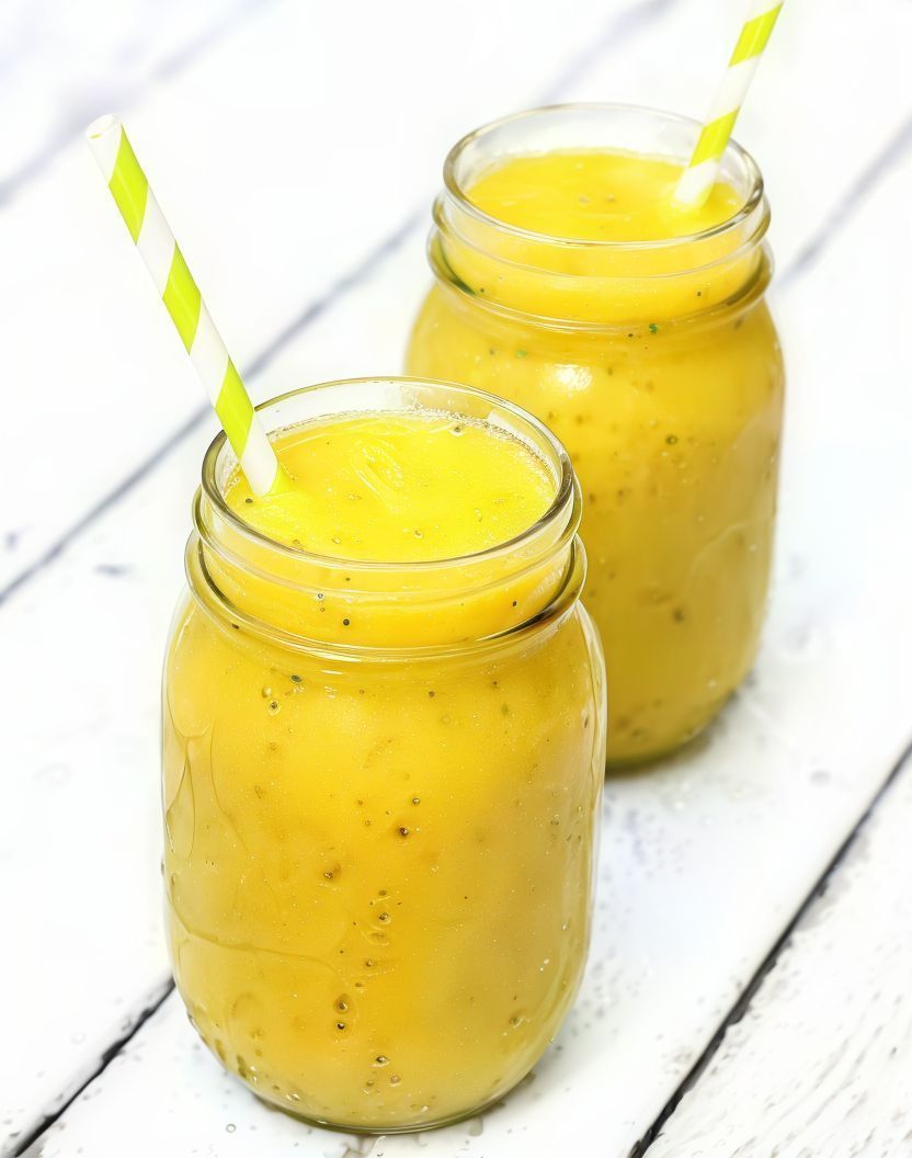 Mango With Kiwi Juice