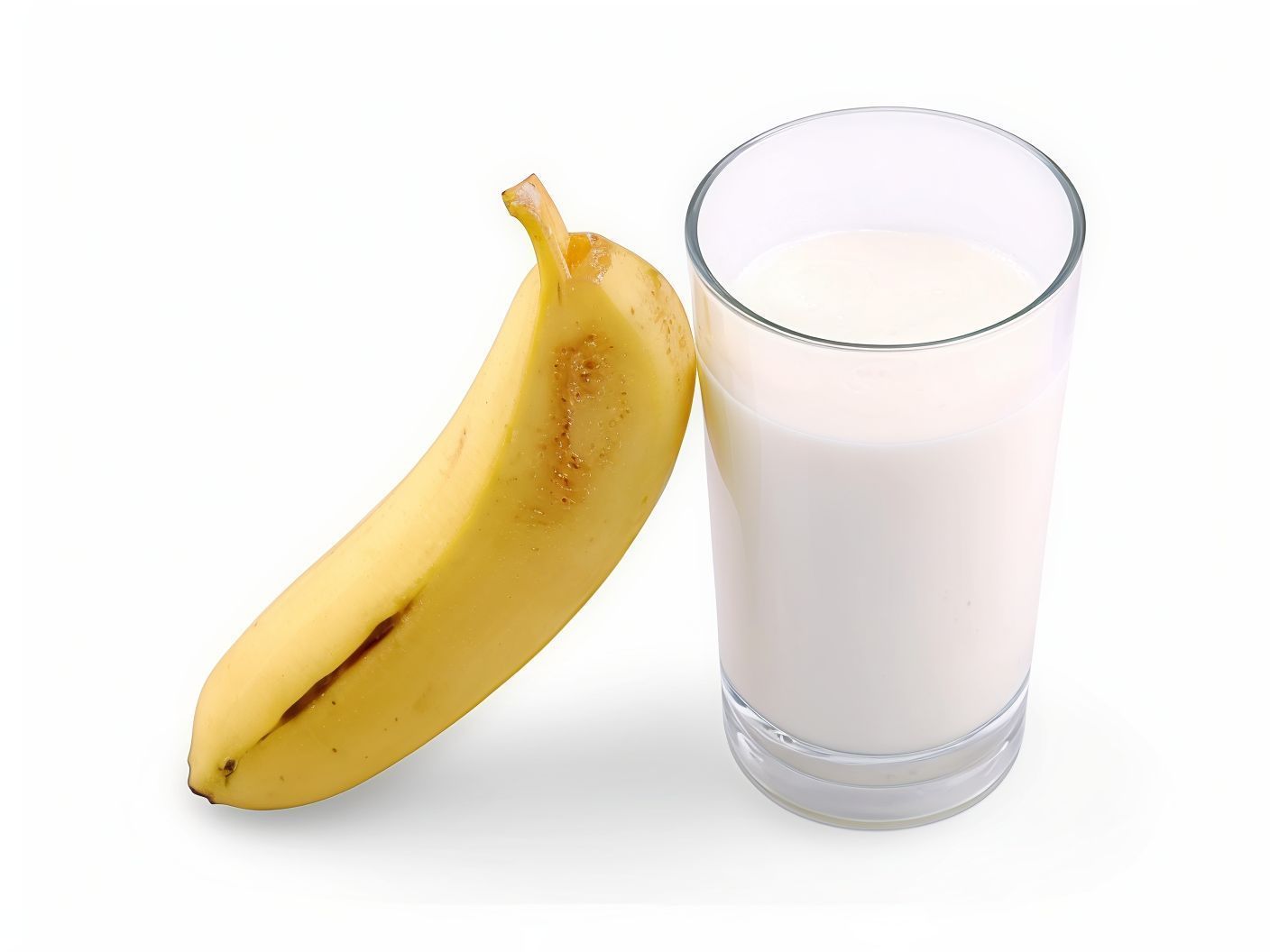 Banana With Milk Juice