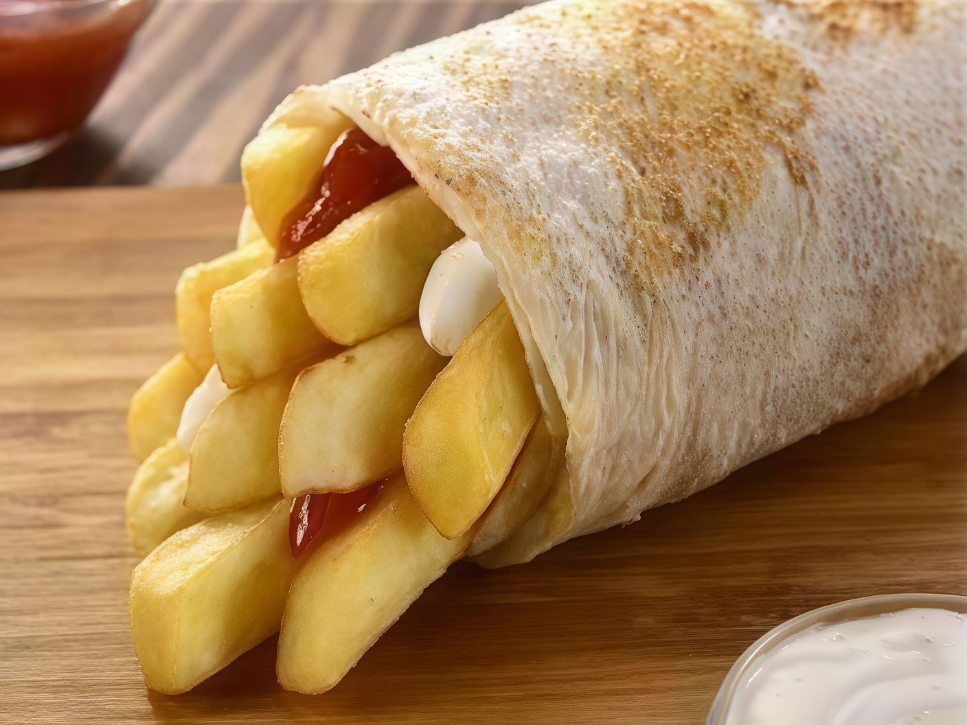 Syrian French Fries Sandwich