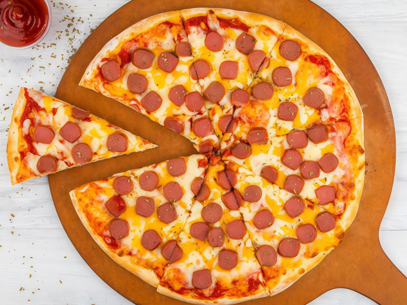 Hot Dog Italian Pizza