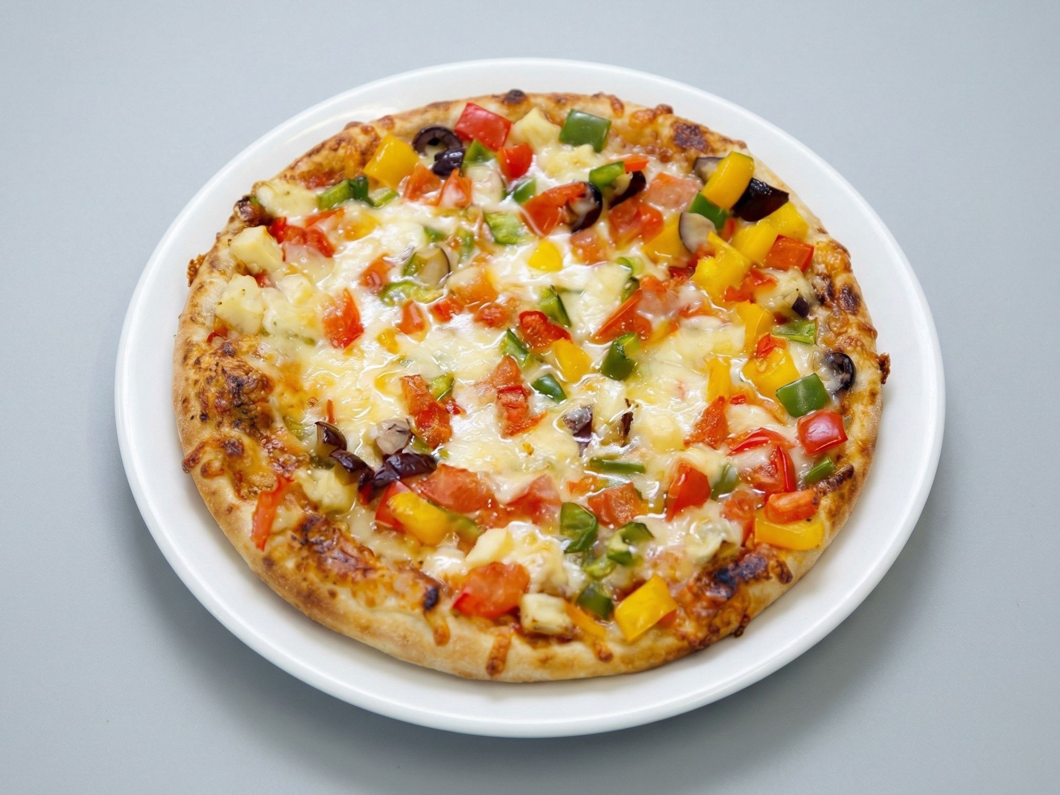 Mozzarella Cheese Oriental Pizza