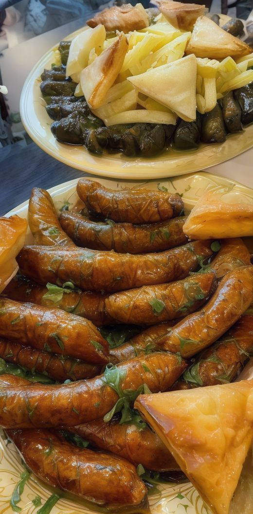 Stuffed Grape Leaves Platter