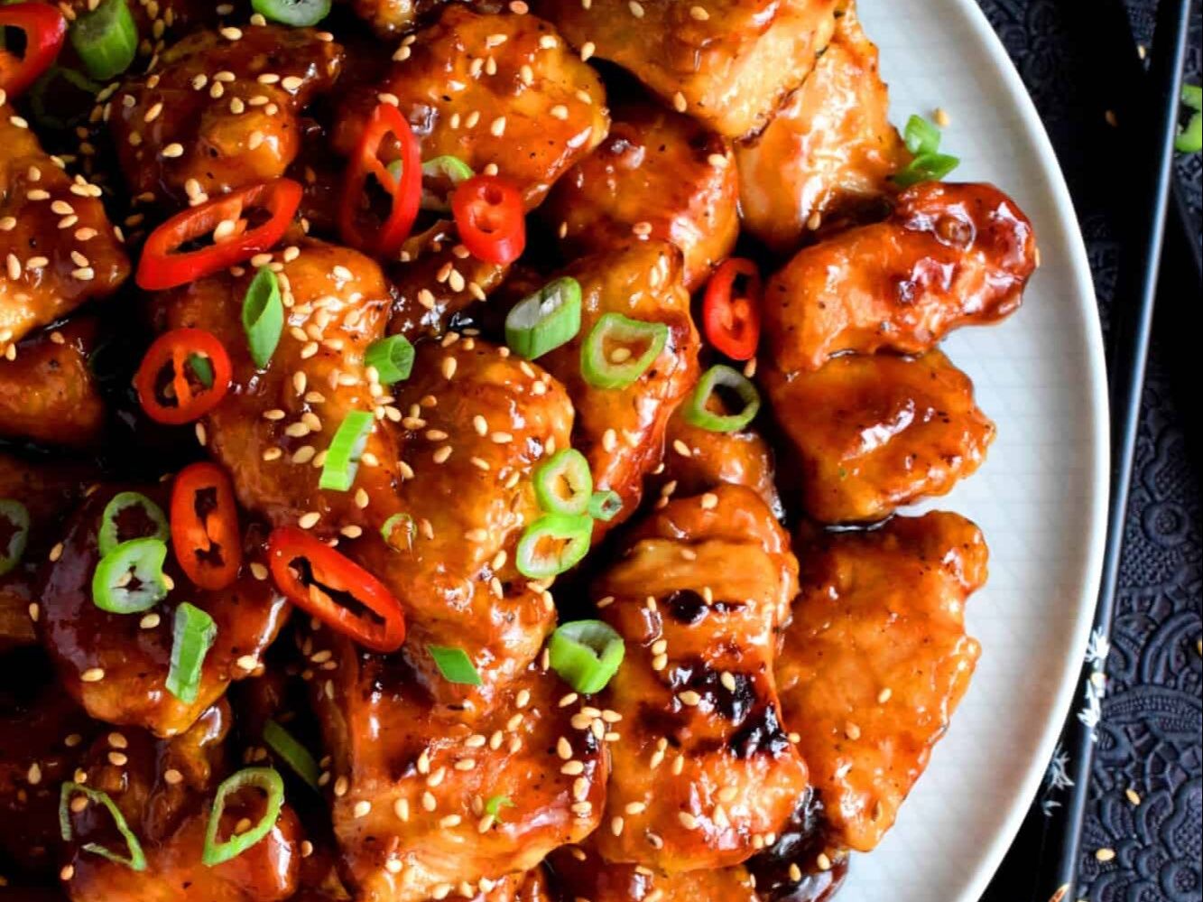 Ginger Chicken With Sauce