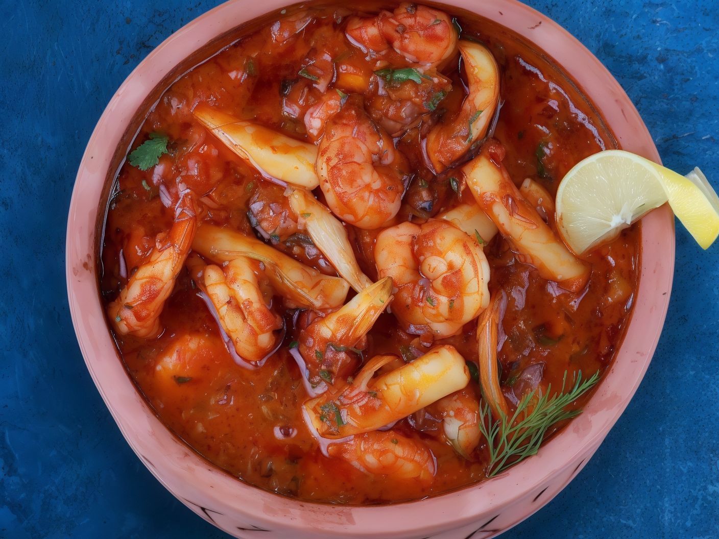 Mix Shrimp And Squid Casserole