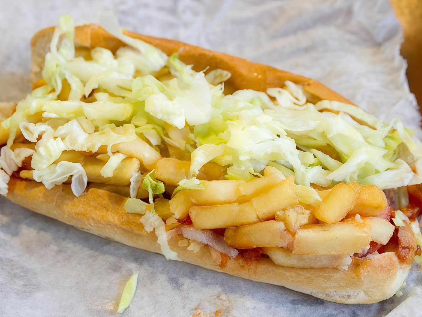 Commando French Fries Sandwich