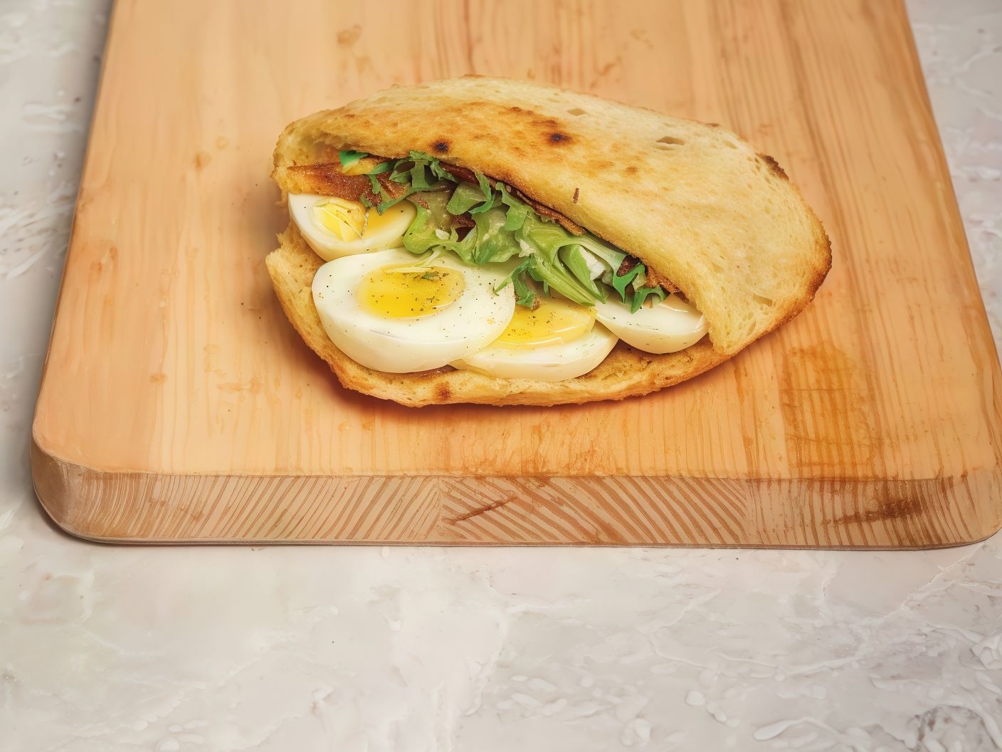 Baladi Egga Sandwich Shami