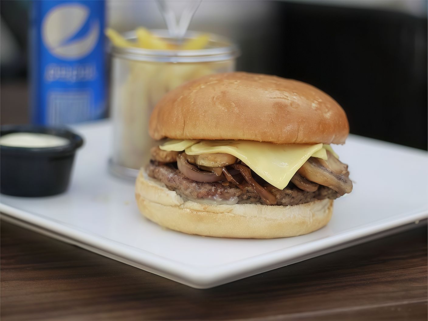 burger Mushroom