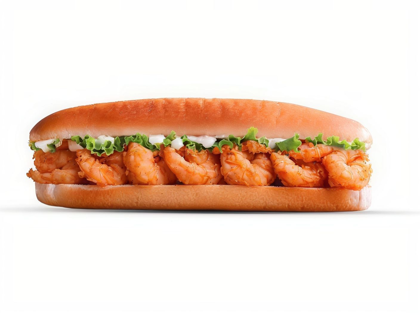 Cheddar Zinger Shrimp Sandwich