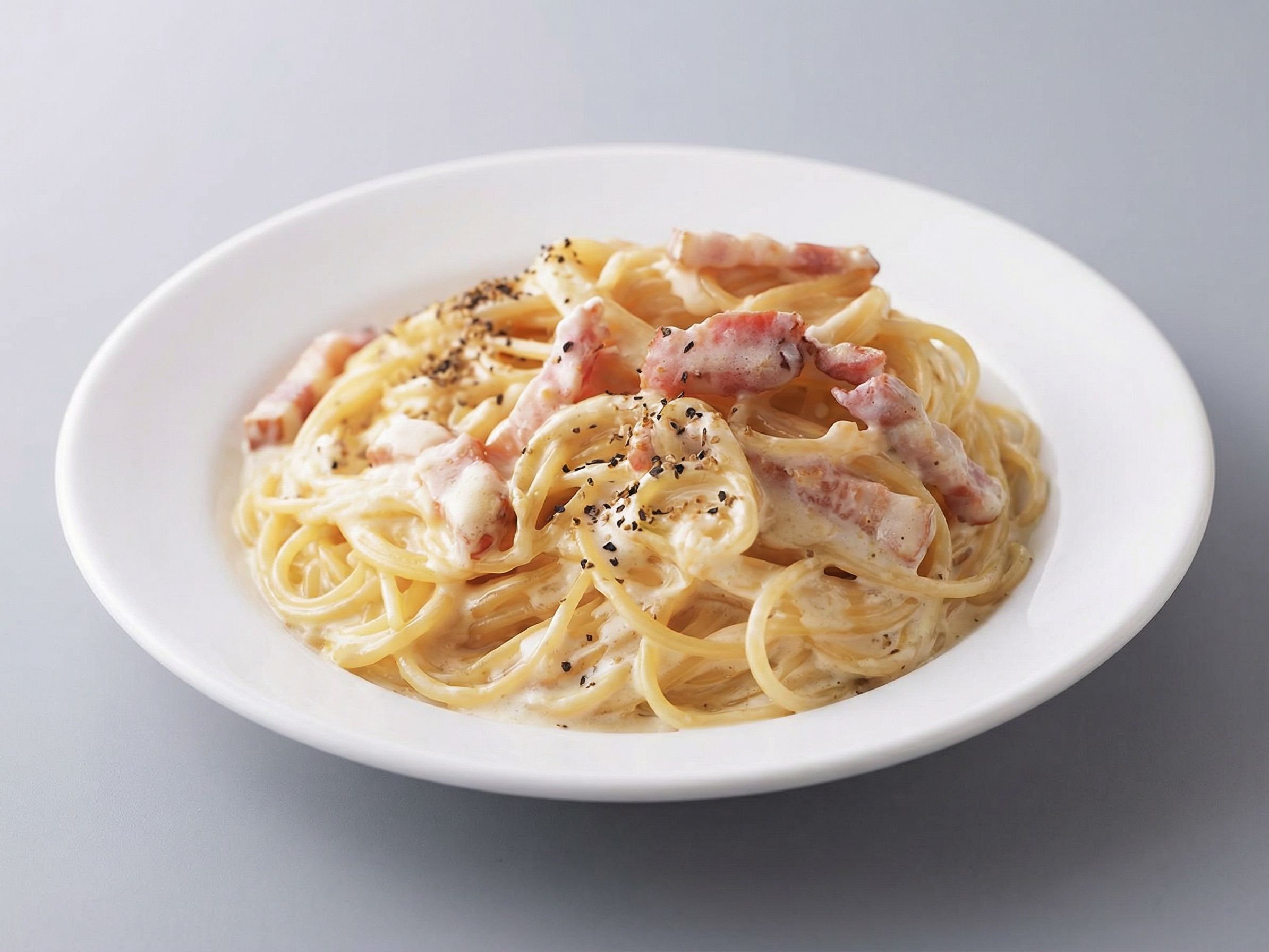 Carbonara Pastrami Pasta