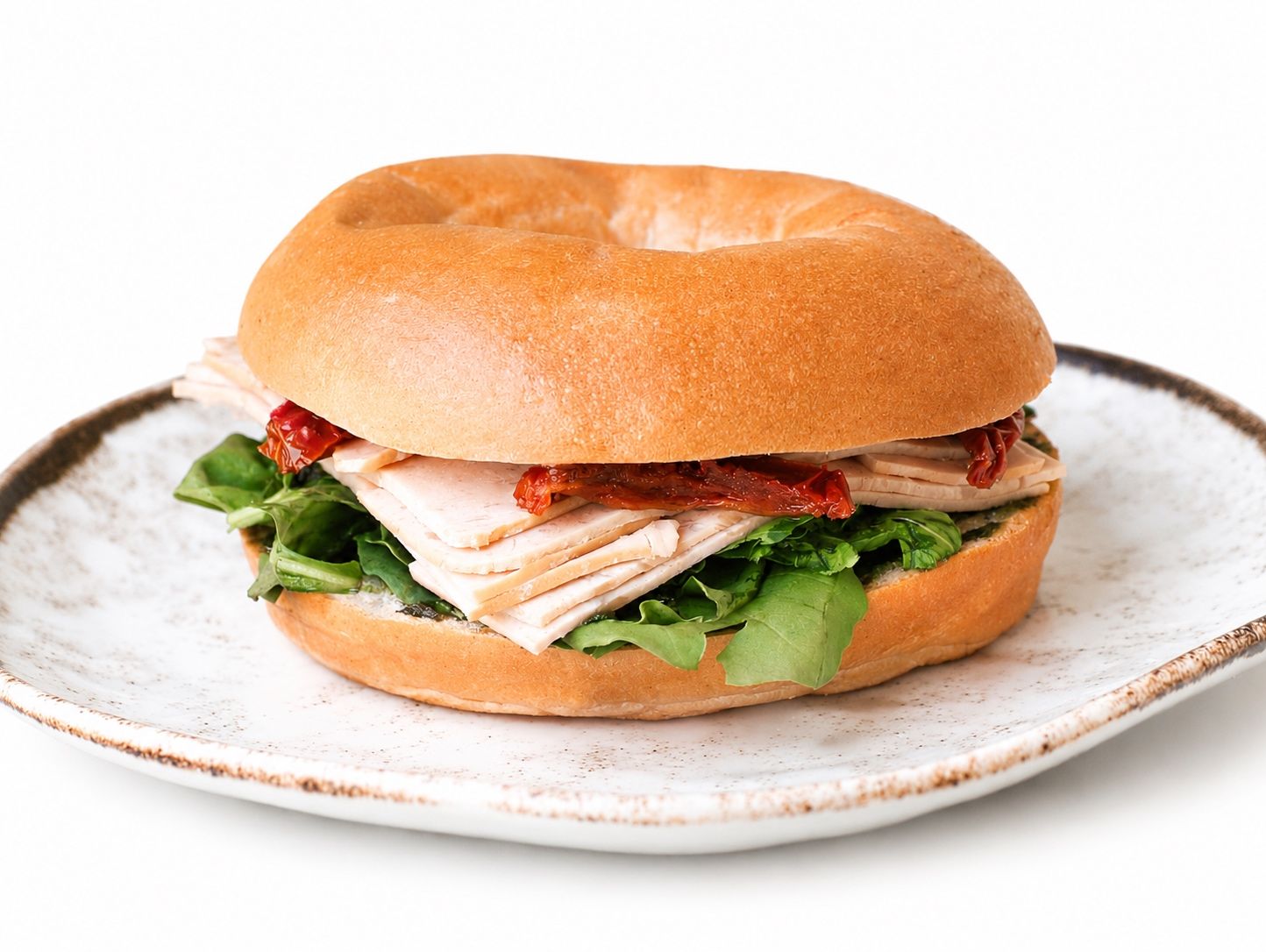 Smoked Turkey Pesto Bagel