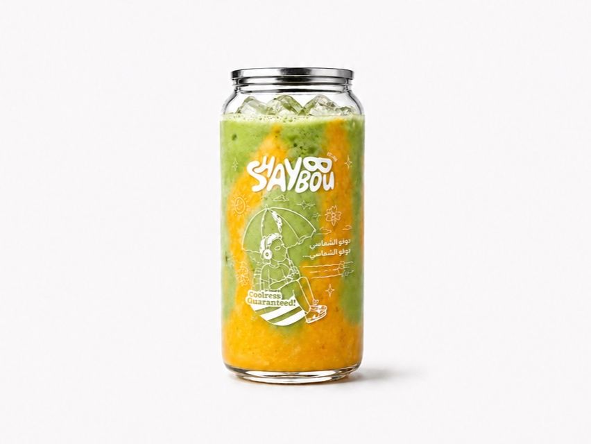 Large Blended Mango Matcha