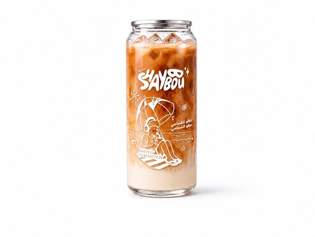 Iced White Mocha Latte Large