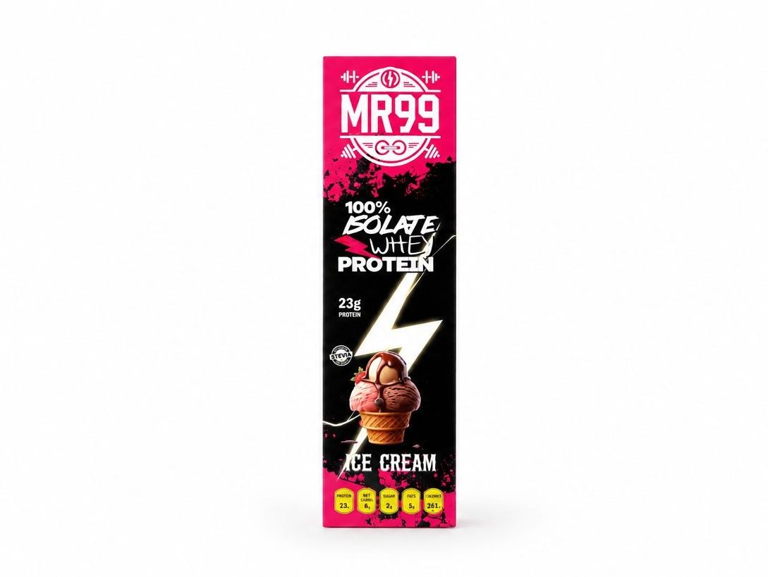 Ice cream flavored protein bar