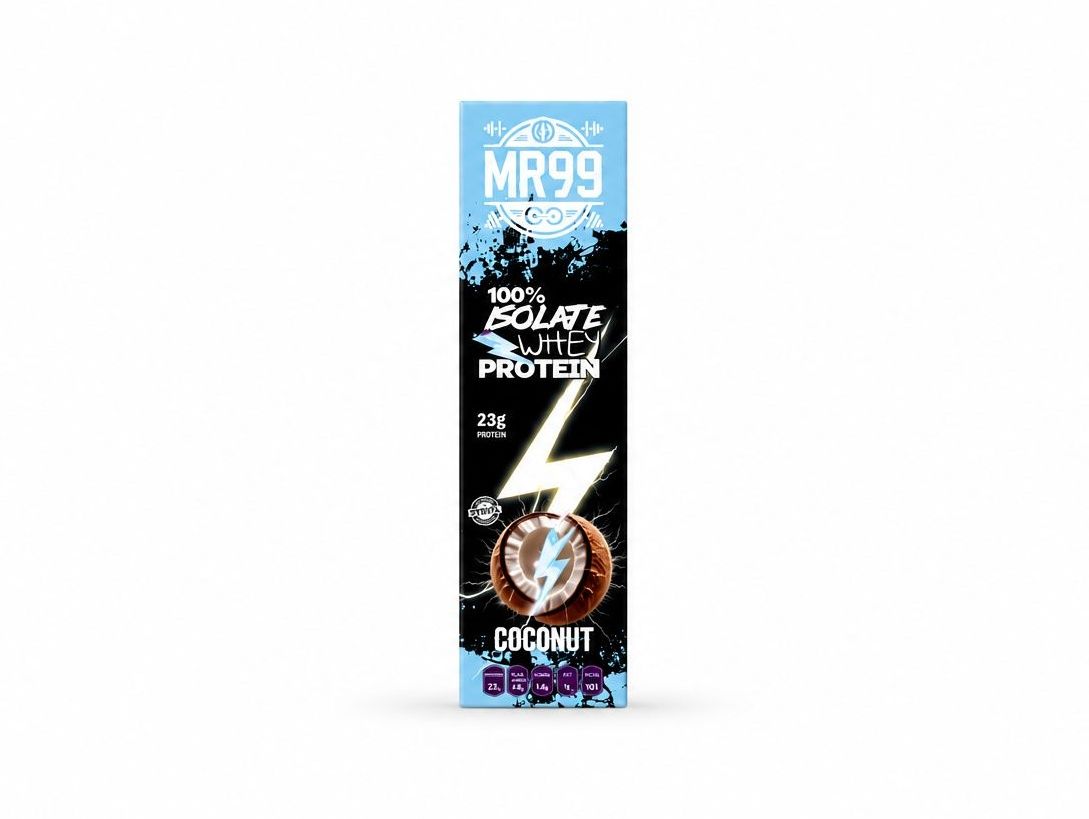 Coconut flavored protein bar