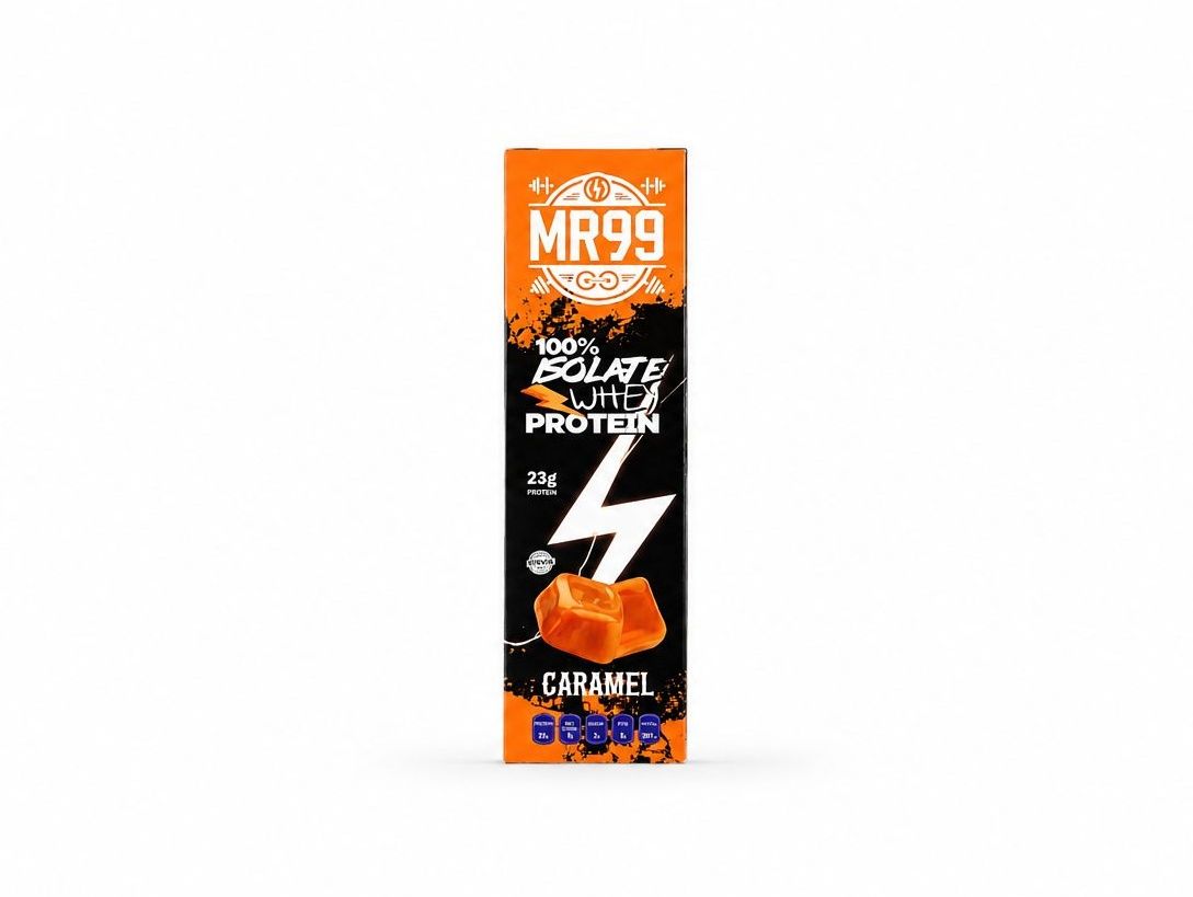 Caramel flavored protein bar