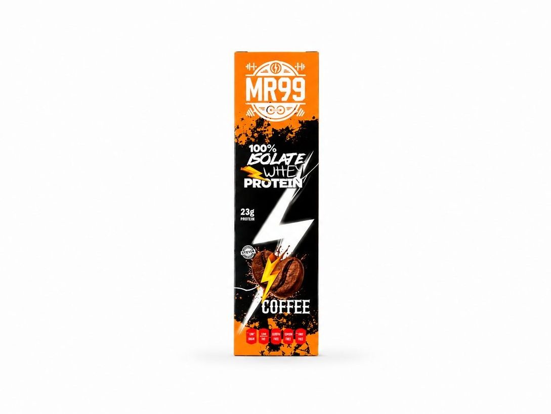 Coffee flavored protein bar