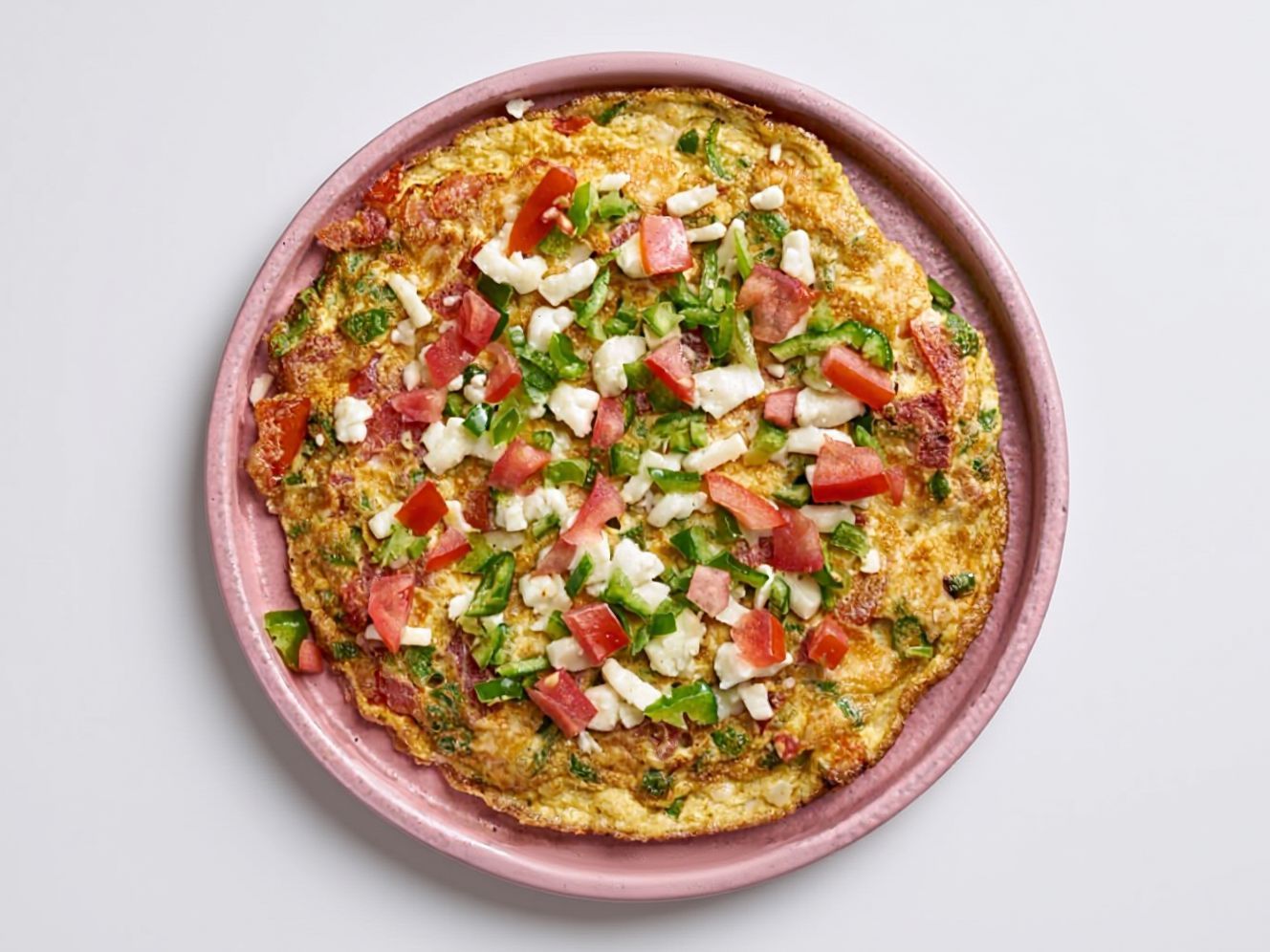 Omelette pizza sandwich