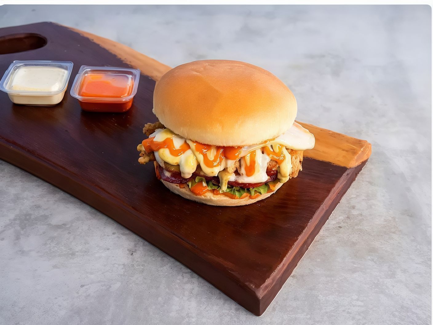 Buffalo Chicken Hot Ranch Sandwich
