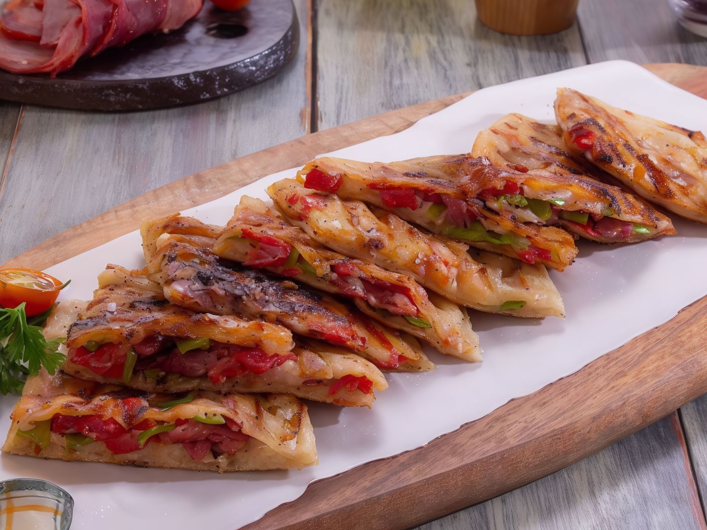 Alexandrian Hawawshi with Pastrami