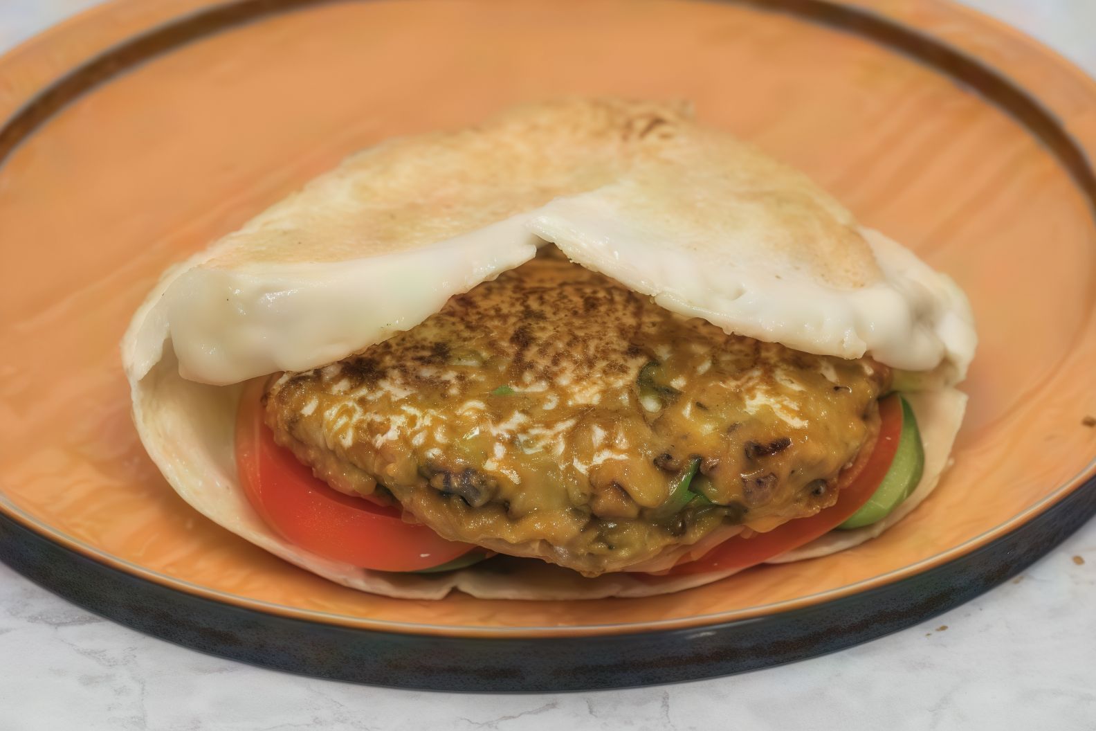 Mahshia Taamia Omelette Sandwich