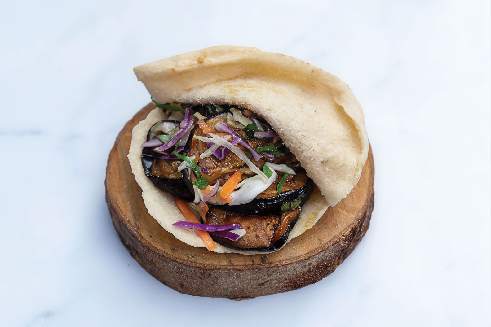 Fried Eggplant Sandwich
