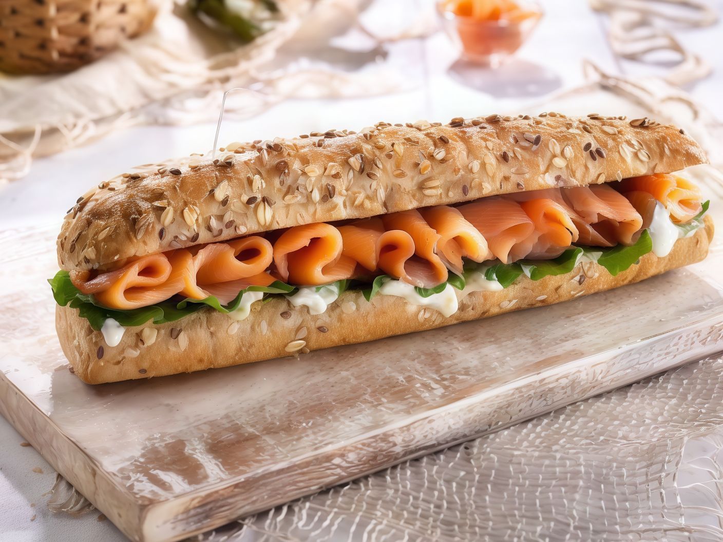Smoked Salmon Sandwich