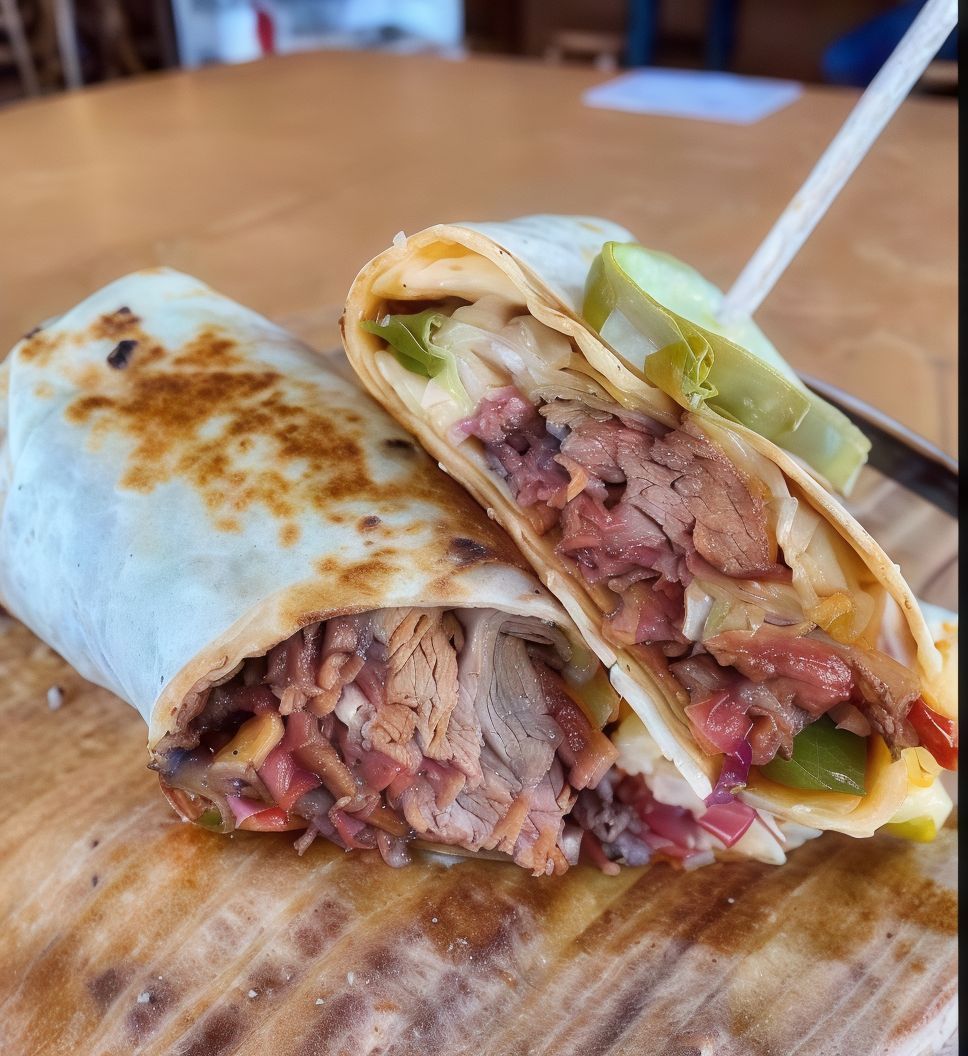 Philly Brisket Wrap