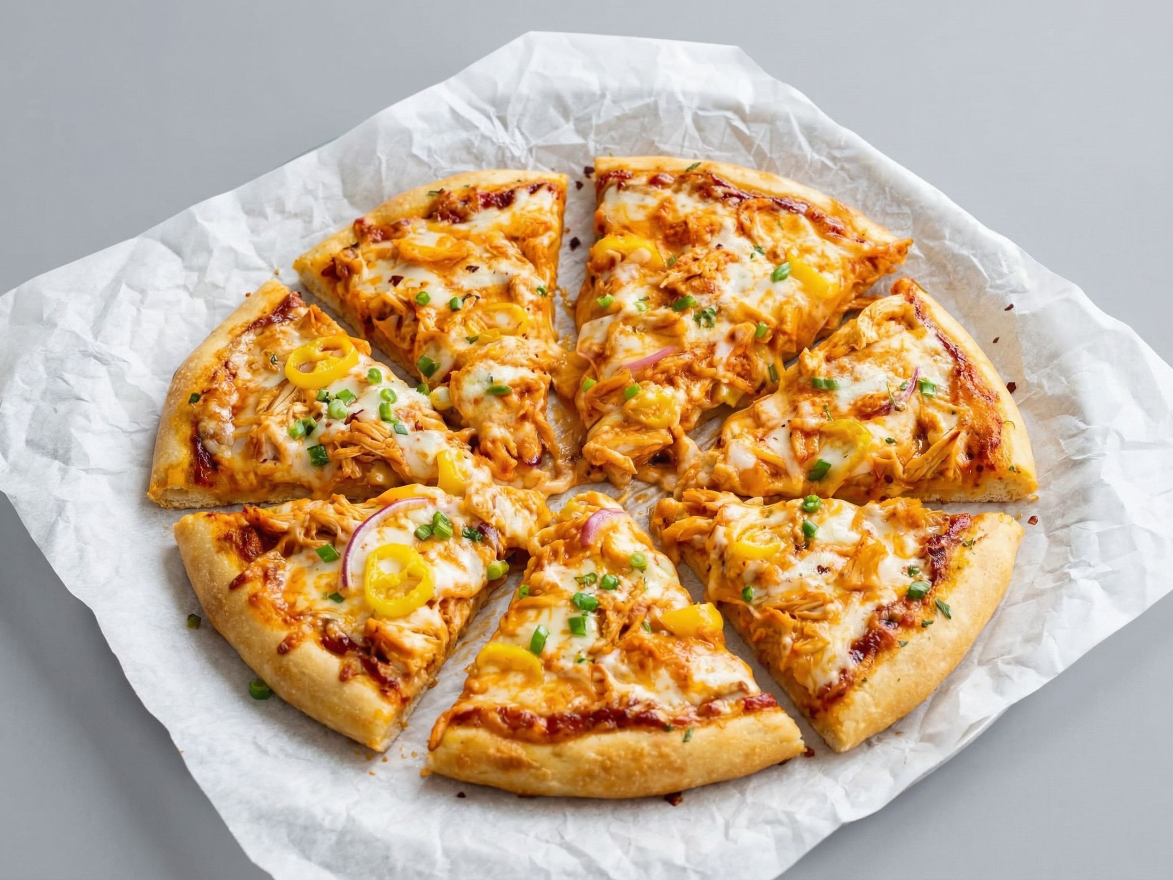 Buffalo Chicken Pizza (Keto - Low Carb)