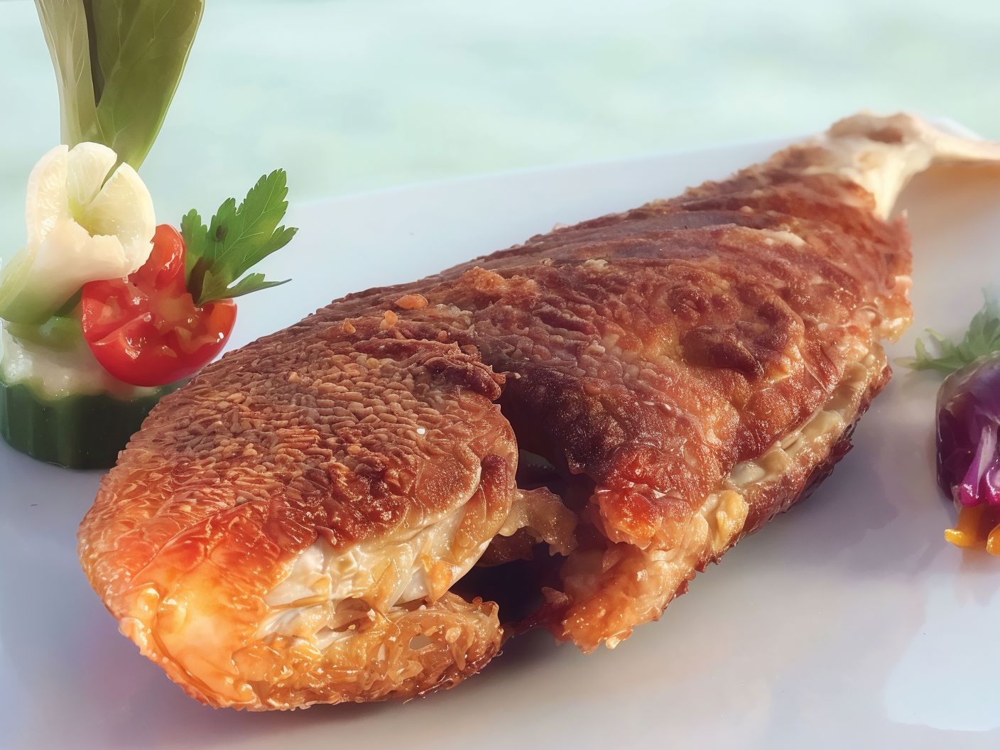 Fried Sea Bream Fish