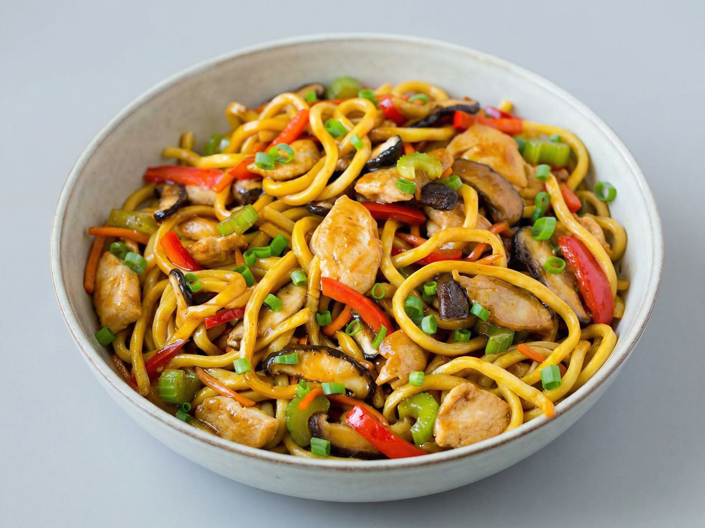 Stir-Fry Chicken Noodles