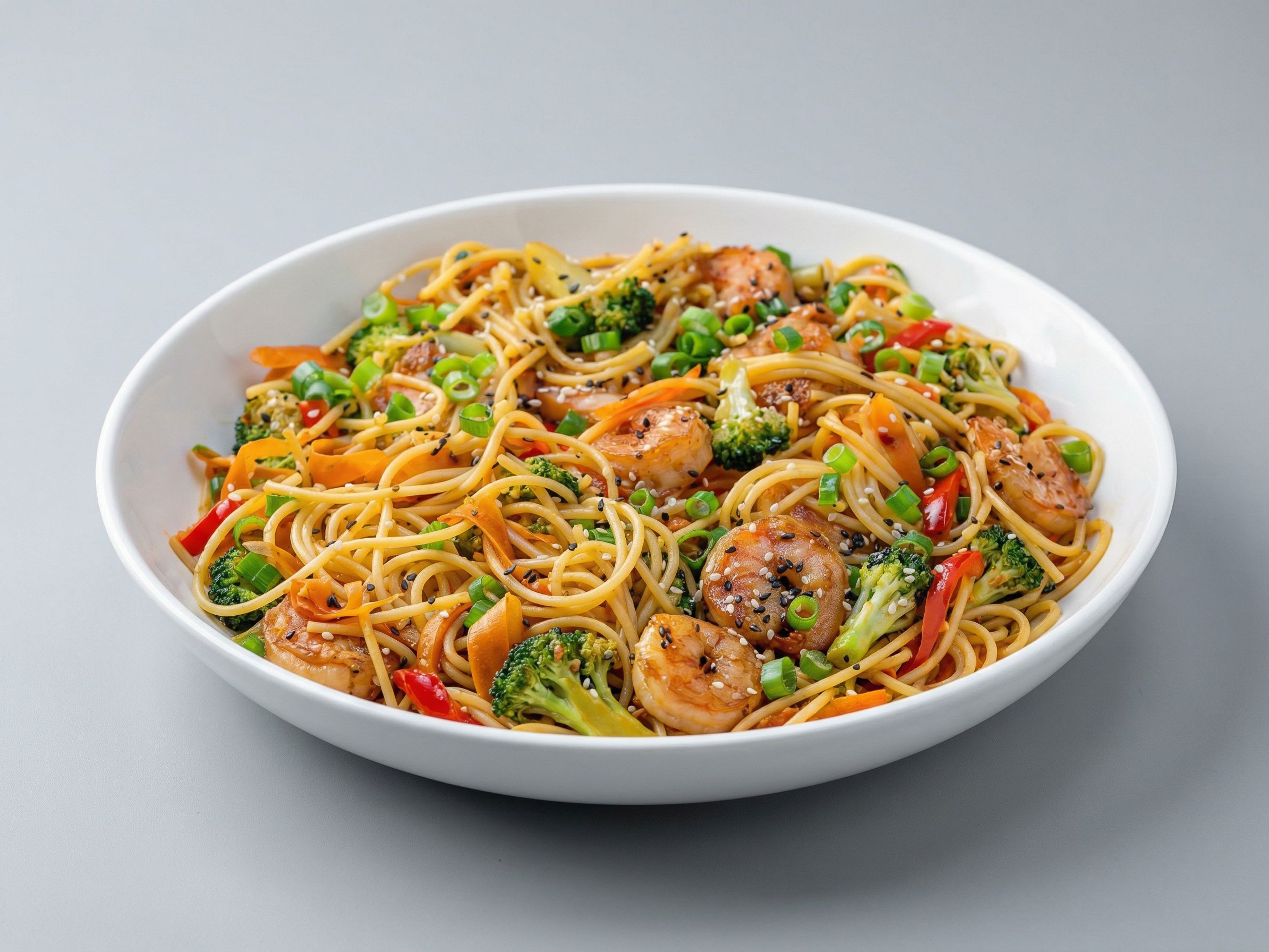 Stir-Fry Shrimp Noodles