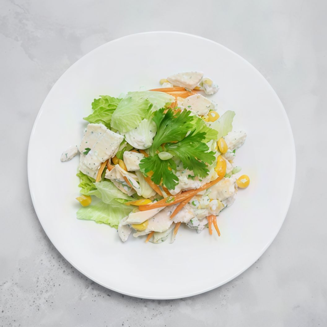 Sweet Corn Chicken Salad with Mayo