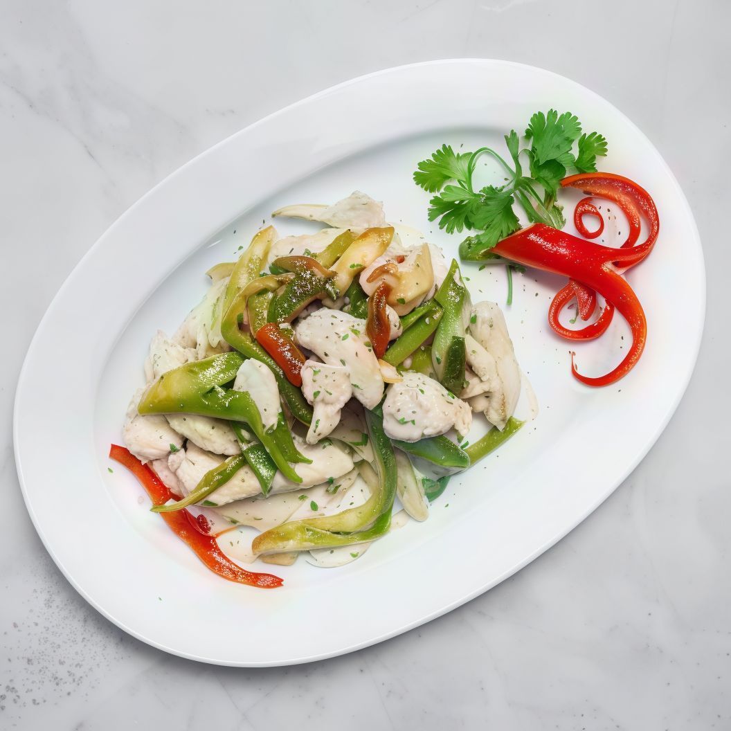 Green Pepper Chicken
