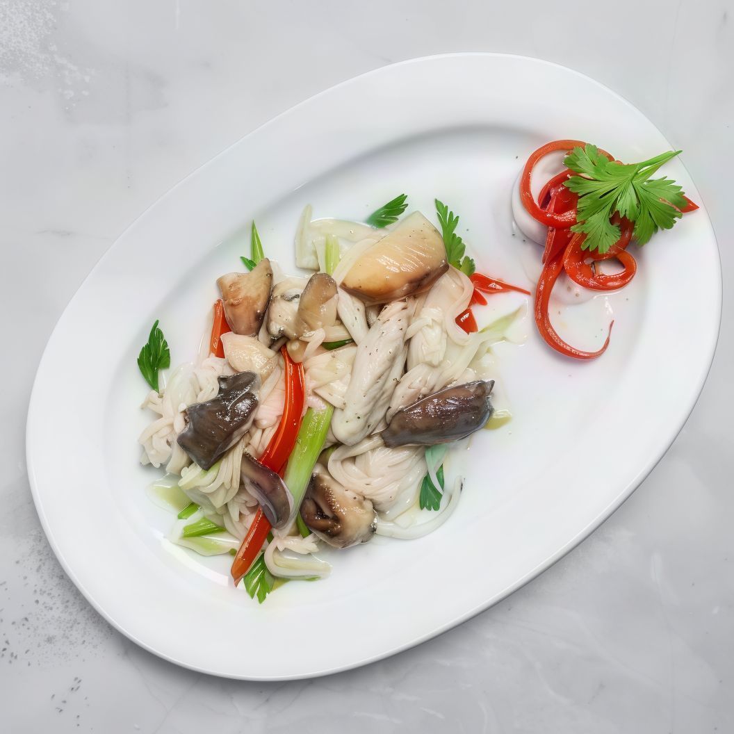 Chicken with Mushroom & Bamboo